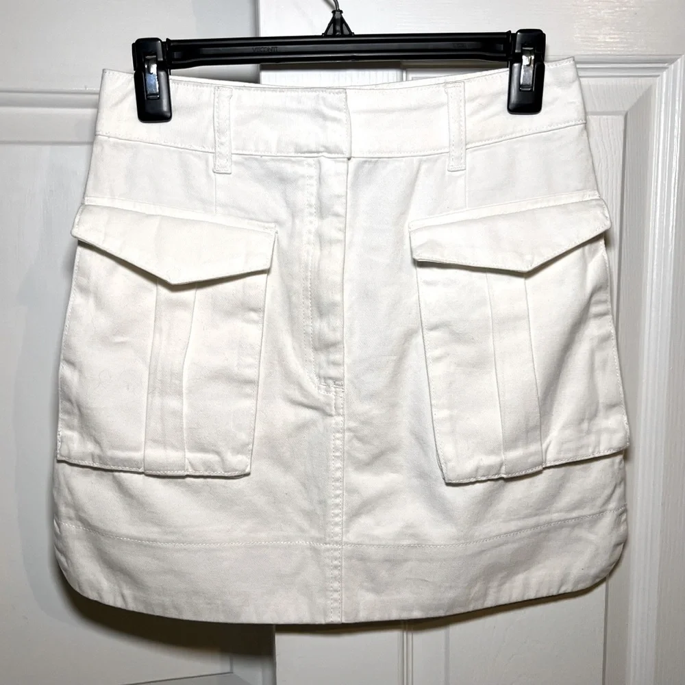 NEW Miou Muse Mini Cargo Skirt 100% Cotton